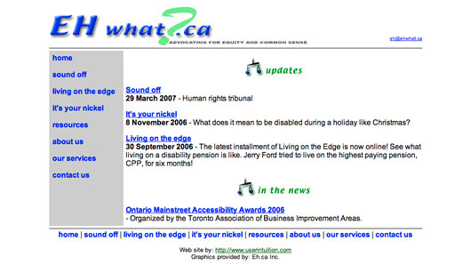 Ehwhat.ca screenshot